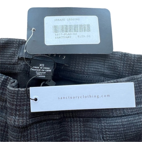 Nwt Sanctuary Plaid Grease Legging - Size XS - Picture 7 of 7